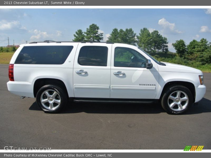 Summit White / Ebony 2013 Chevrolet Suburban LT