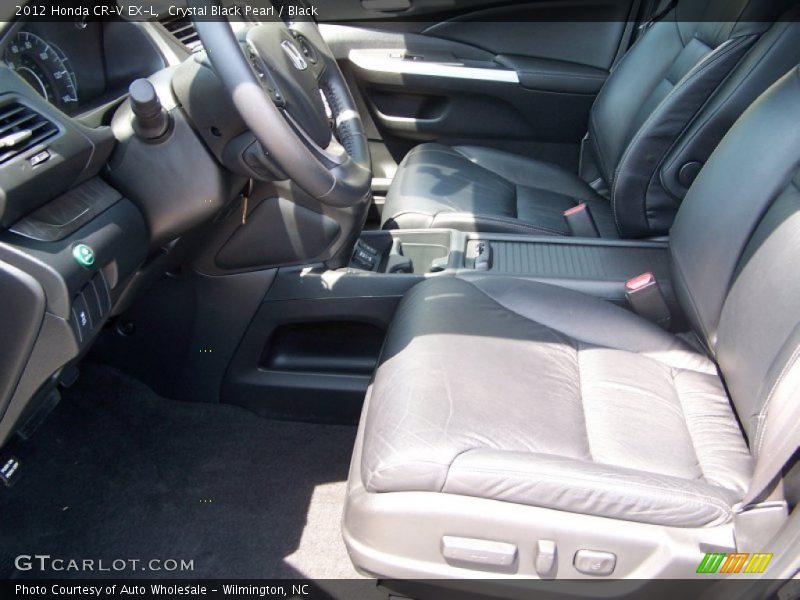 Crystal Black Pearl / Black 2012 Honda CR-V EX-L
