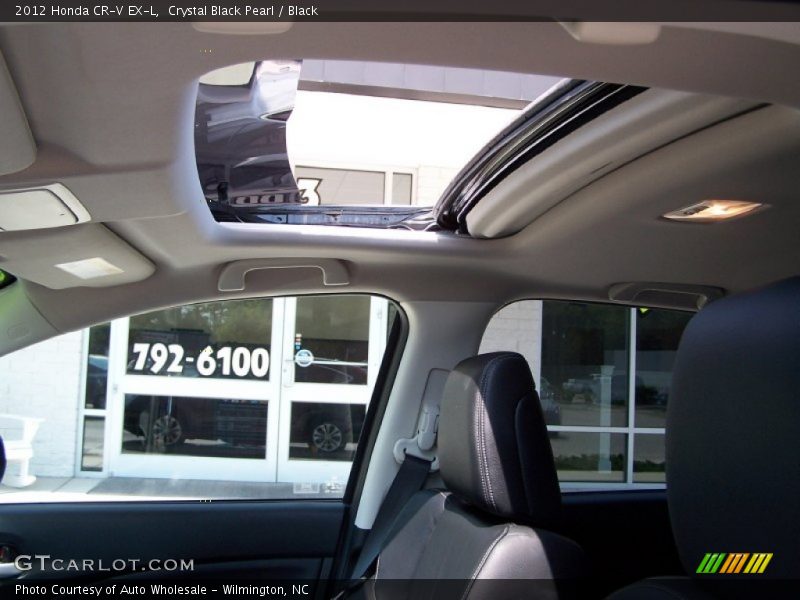 Crystal Black Pearl / Black 2012 Honda CR-V EX-L