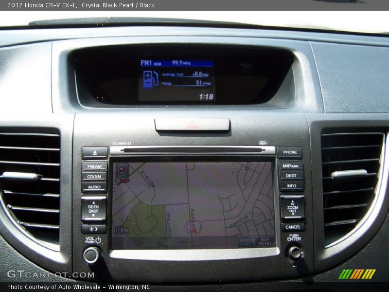 Crystal Black Pearl / Black 2012 Honda CR-V EX-L