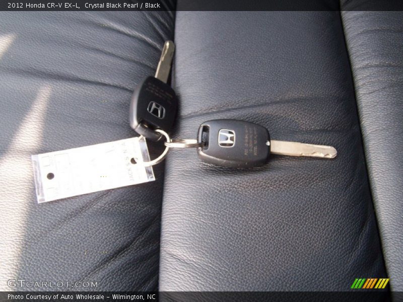 Crystal Black Pearl / Black 2012 Honda CR-V EX-L