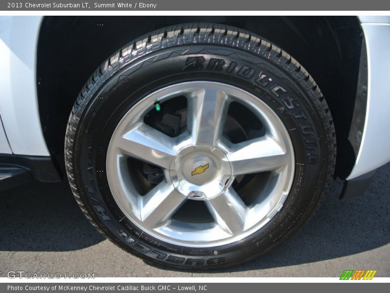 Summit White / Ebony 2013 Chevrolet Suburban LT
