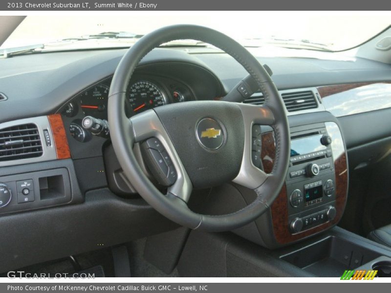 Summit White / Ebony 2013 Chevrolet Suburban LT