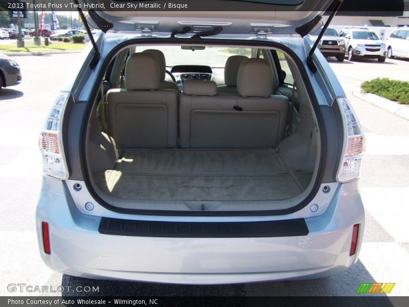 Clear Sky Metallic / Bisque 2013 Toyota Prius v Two Hybrid