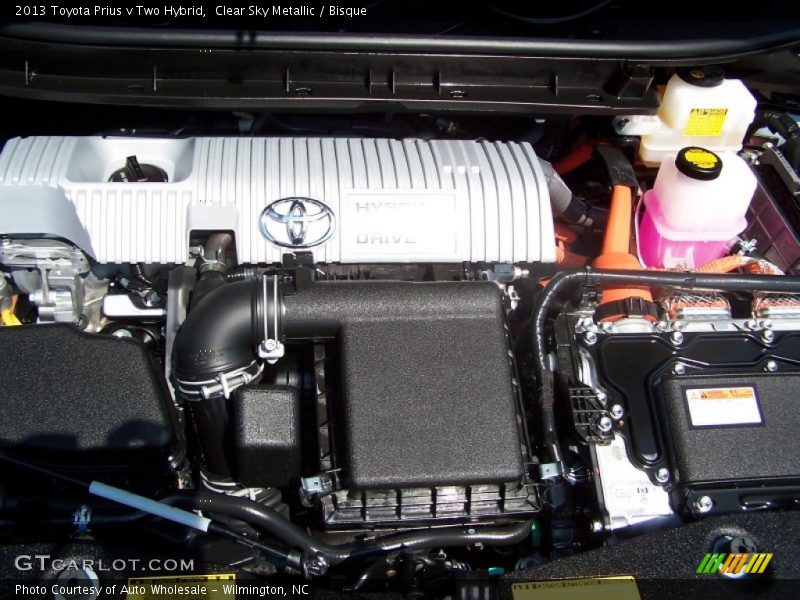Clear Sky Metallic / Bisque 2013 Toyota Prius v Two Hybrid