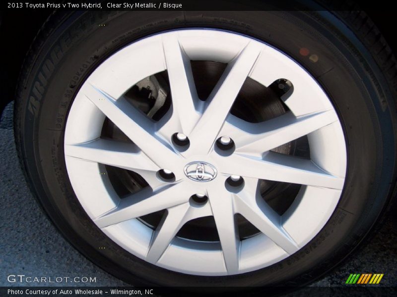 Clear Sky Metallic / Bisque 2013 Toyota Prius v Two Hybrid