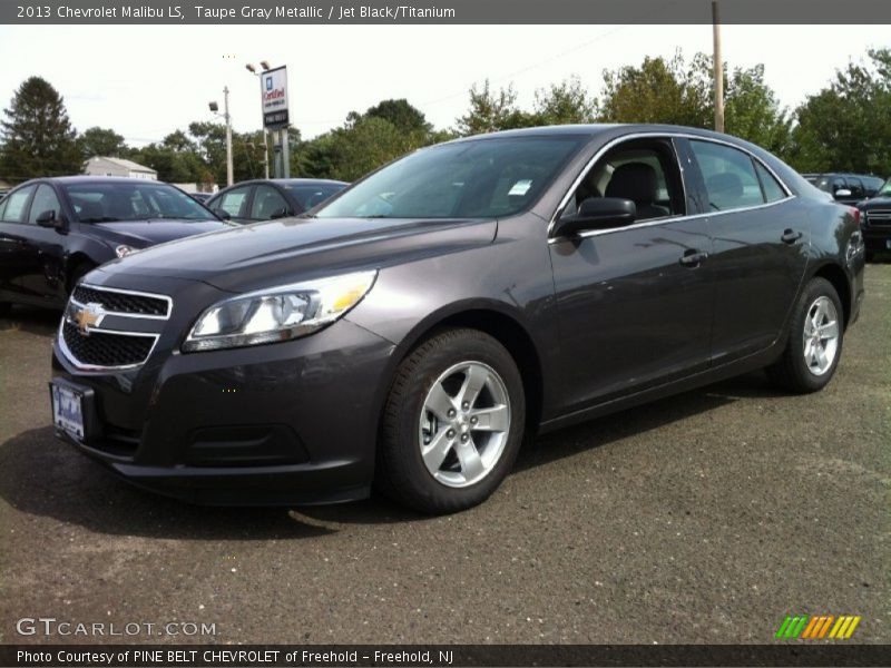 Taupe Gray Metallic / Jet Black/Titanium 2013 Chevrolet Malibu LS