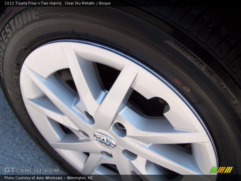 Clear Sky Metallic / Bisque 2013 Toyota Prius v Two Hybrid