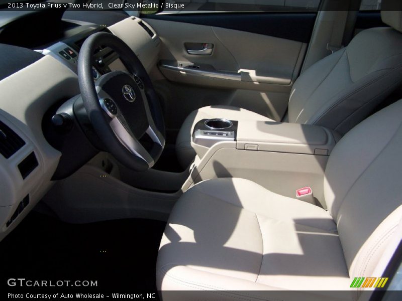 Clear Sky Metallic / Bisque 2013 Toyota Prius v Two Hybrid