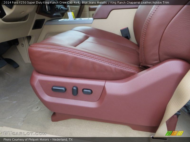 Front Seat of 2014 F250 Super Duty King Ranch Crew Cab 4x4