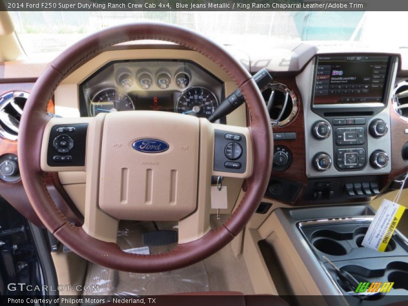 Dashboard of 2014 F250 Super Duty King Ranch Crew Cab 4x4