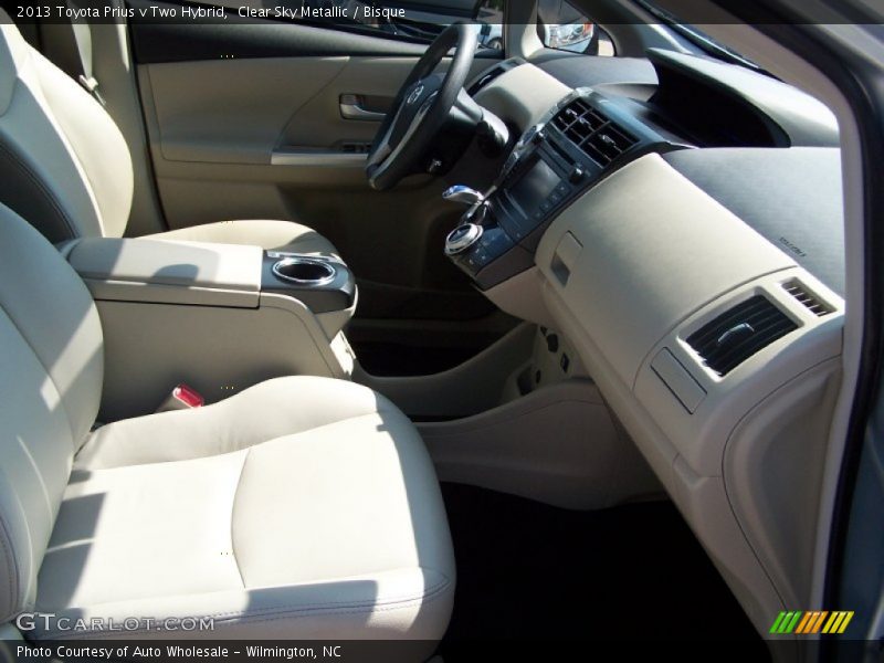 Clear Sky Metallic / Bisque 2013 Toyota Prius v Two Hybrid