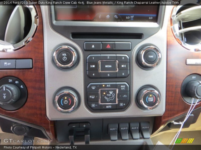 Controls of 2014 F250 Super Duty King Ranch Crew Cab 4x4