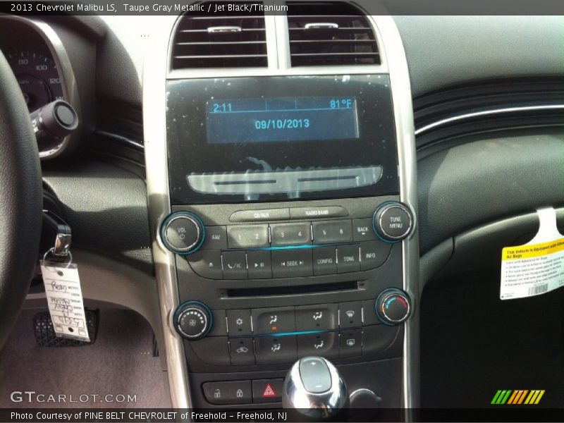 Taupe Gray Metallic / Jet Black/Titanium 2013 Chevrolet Malibu LS
