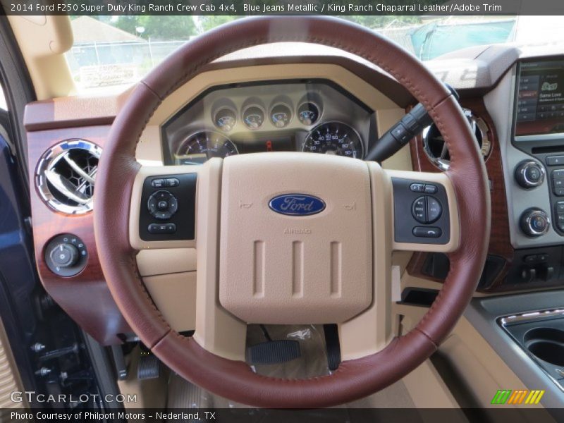  2014 F250 Super Duty King Ranch Crew Cab 4x4 Steering Wheel