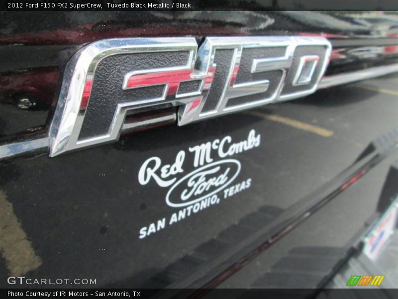 Tuxedo Black Metallic / Black 2012 Ford F150 FX2 SuperCrew