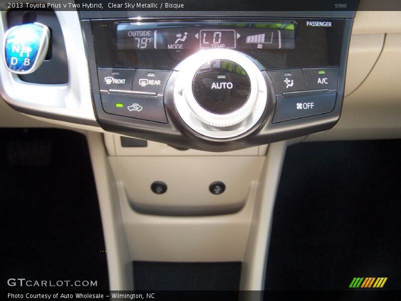 Clear Sky Metallic / Bisque 2013 Toyota Prius v Two Hybrid