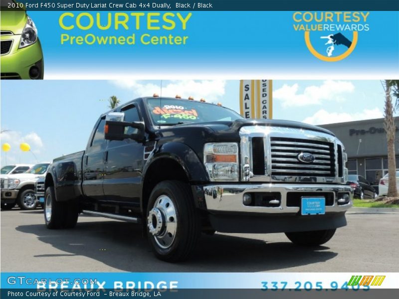 Black / Black 2010 Ford F450 Super Duty Lariat Crew Cab 4x4 Dually
