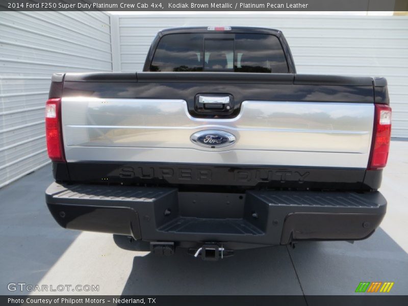 Kodiak Brown Metallic / Platinum Pecan Leather 2014 Ford F250 Super Duty Platinum Crew Cab 4x4