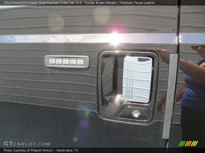 Kodiak Brown Metallic / Platinum Pecan Leather 2014 Ford F250 Super Duty Platinum Crew Cab 4x4