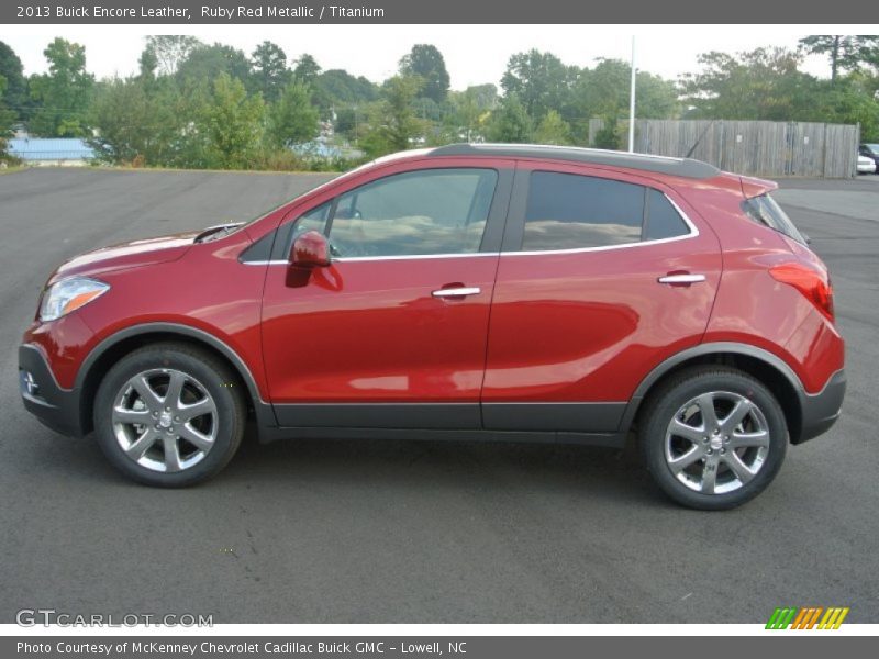  2013 Encore Leather Ruby Red Metallic