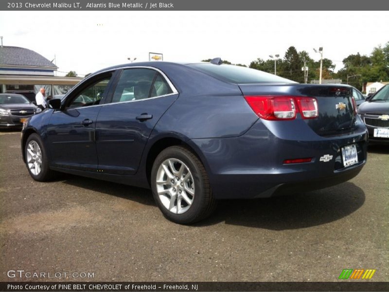 Atlantis Blue Metallic / Jet Black 2013 Chevrolet Malibu LT