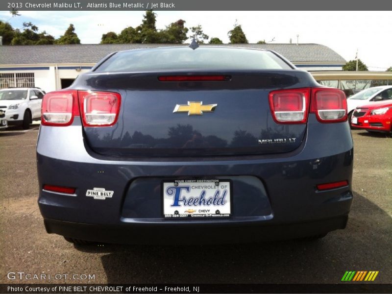Atlantis Blue Metallic / Jet Black 2013 Chevrolet Malibu LT