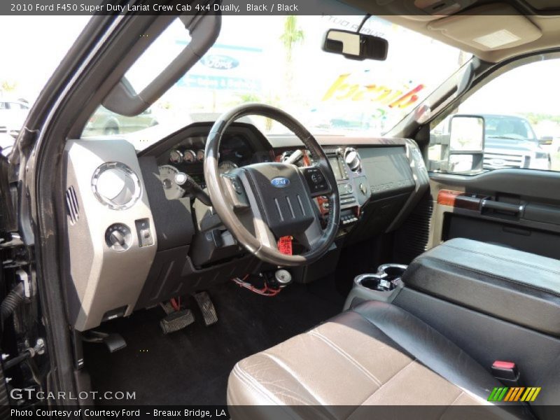 Black / Black 2010 Ford F450 Super Duty Lariat Crew Cab 4x4 Dually