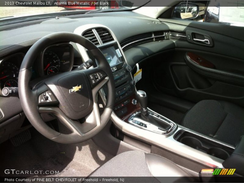 Atlantis Blue Metallic / Jet Black 2013 Chevrolet Malibu LT
