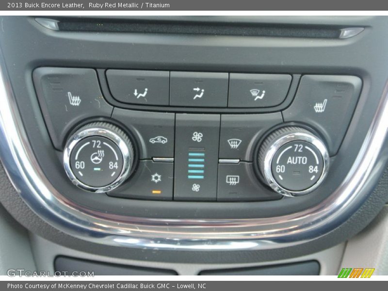 Controls of 2013 Encore Leather