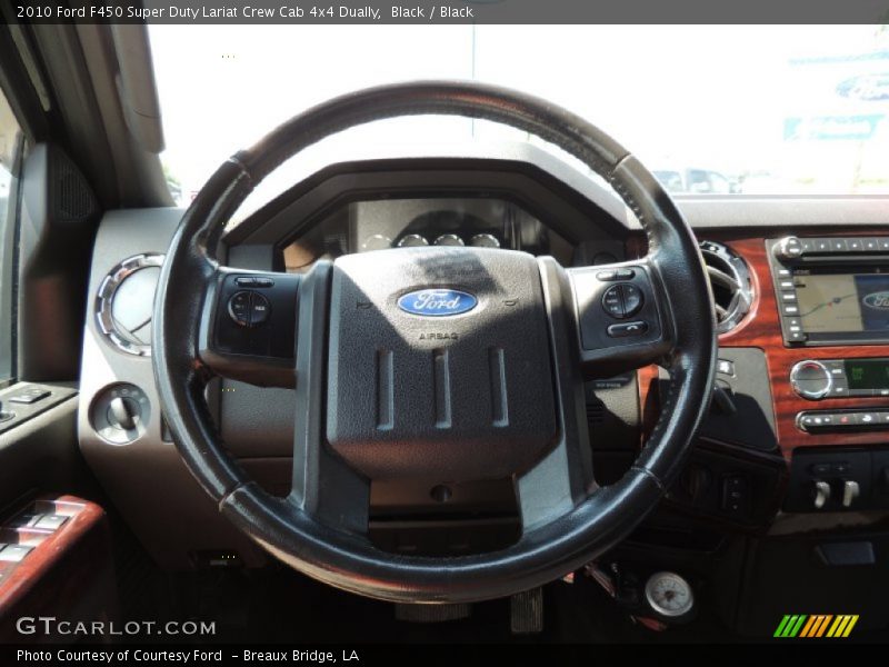  2010 F450 Super Duty Lariat Crew Cab 4x4 Dually Steering Wheel