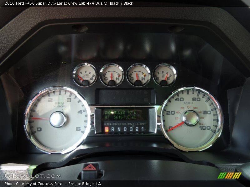 Black / Black 2010 Ford F450 Super Duty Lariat Crew Cab 4x4 Dually