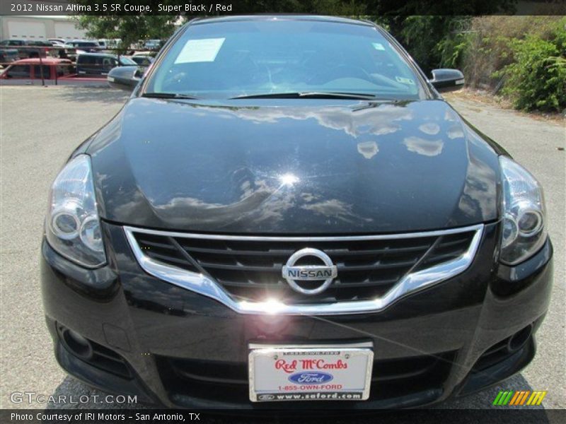 Super Black / Red 2012 Nissan Altima 3.5 SR Coupe