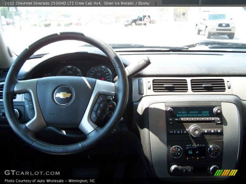 Silver Ice Metallic / Ebony 2012 Chevrolet Silverado 2500HD LTZ Crew Cab 4x4