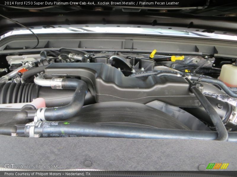 Kodiak Brown Metallic / Platinum Pecan Leather 2014 Ford F250 Super Duty Platinum Crew Cab 4x4