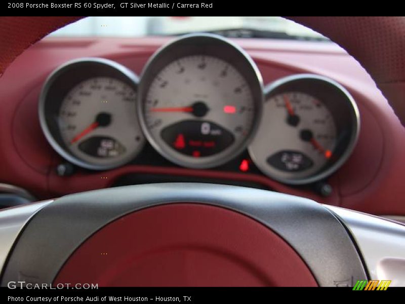 GT Silver Metallic / Carrera Red 2008 Porsche Boxster RS 60 Spyder