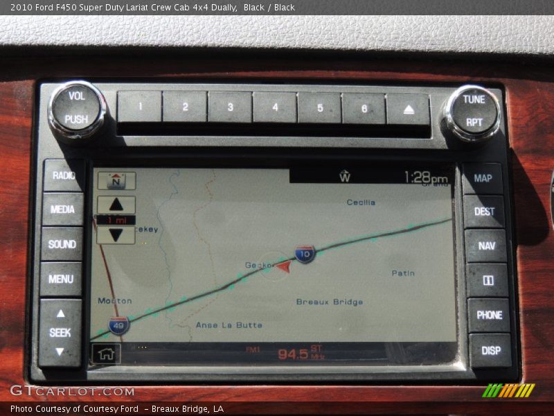 Navigation of 2010 F450 Super Duty Lariat Crew Cab 4x4 Dually