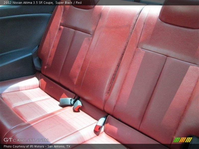 Super Black / Red 2012 Nissan Altima 3.5 SR Coupe