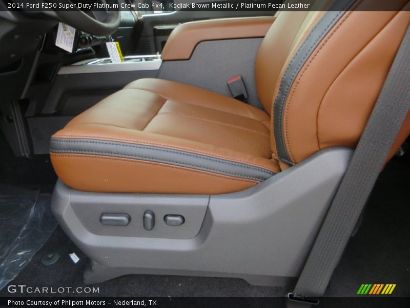 Front Seat of 2014 F250 Super Duty Platinum Crew Cab 4x4