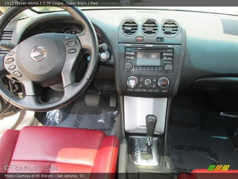 Super Black / Red 2012 Nissan Altima 3.5 SR Coupe