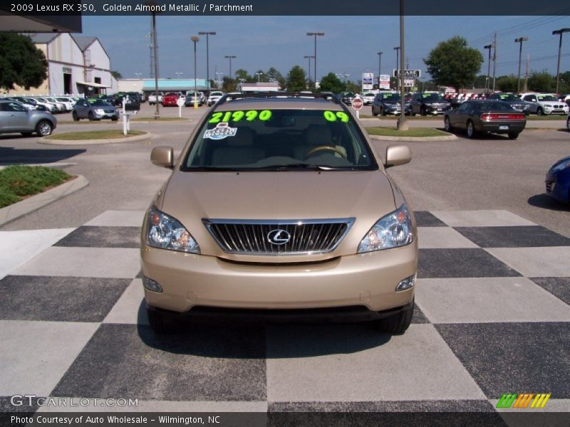 Golden Almond Metallic / Parchment 2009 Lexus RX 350