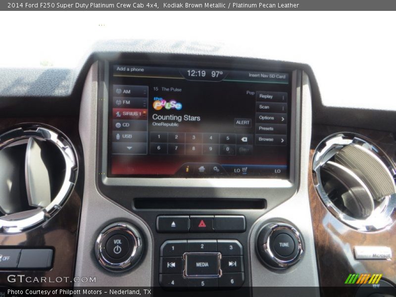 Kodiak Brown Metallic / Platinum Pecan Leather 2014 Ford F250 Super Duty Platinum Crew Cab 4x4