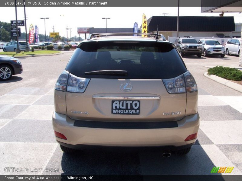 Golden Almond Metallic / Parchment 2009 Lexus RX 350
