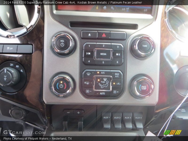Kodiak Brown Metallic / Platinum Pecan Leather 2014 Ford F250 Super Duty Platinum Crew Cab 4x4