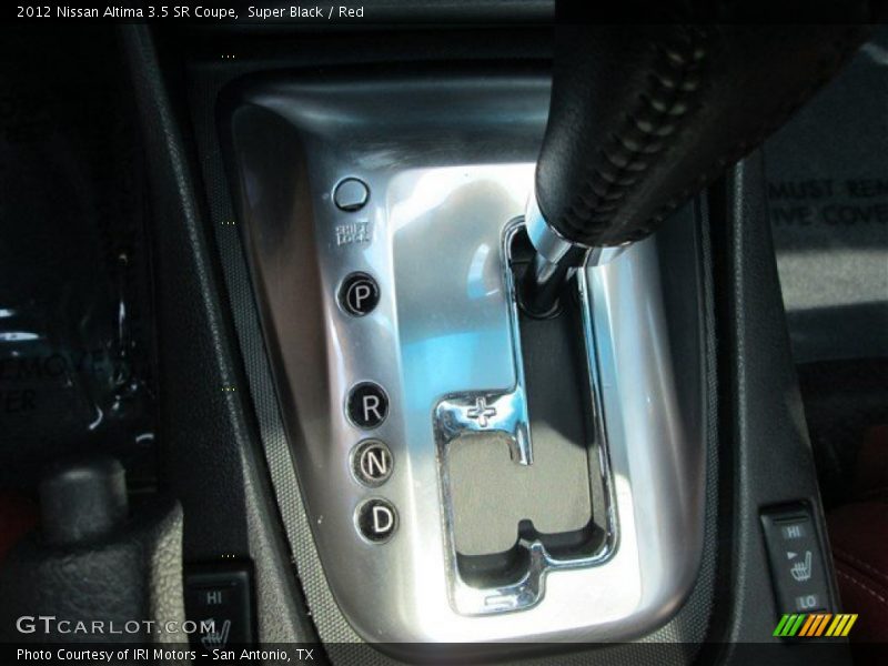Super Black / Red 2012 Nissan Altima 3.5 SR Coupe