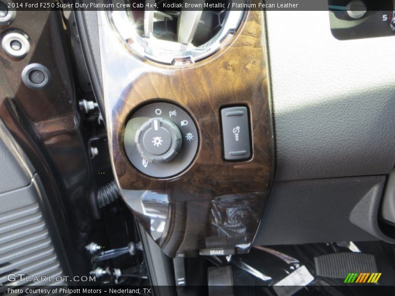 Kodiak Brown Metallic / Platinum Pecan Leather 2014 Ford F250 Super Duty Platinum Crew Cab 4x4