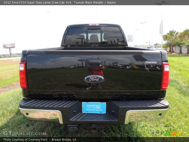 Tuxedo Black Metallic / Adobe 2012 Ford F250 Super Duty Lariat Crew Cab 4x4