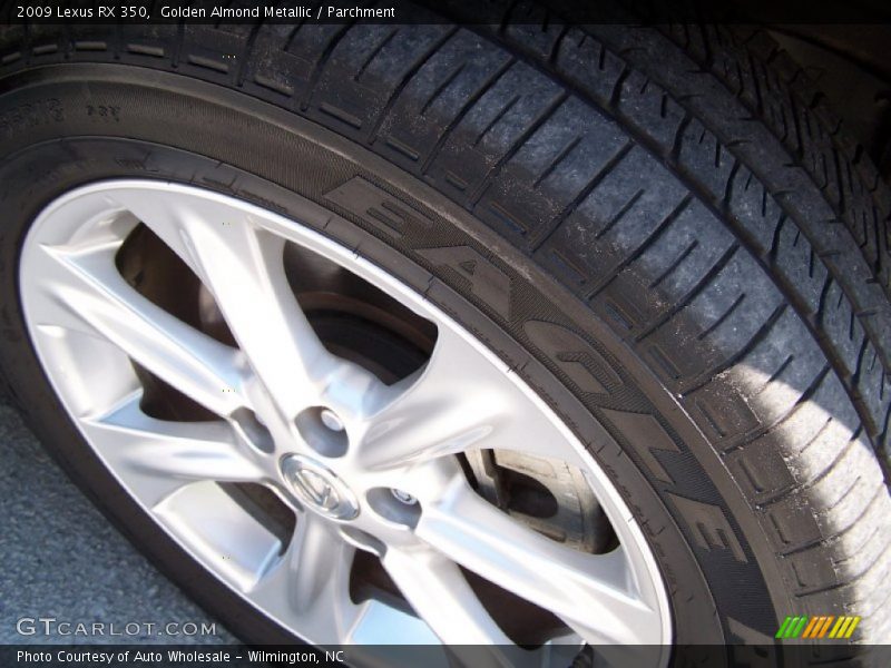 Golden Almond Metallic / Parchment 2009 Lexus RX 350