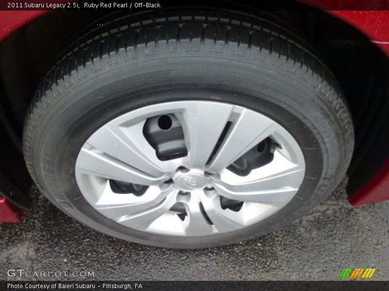 Ruby Red Pearl / Off-Black 2011 Subaru Legacy 2.5i