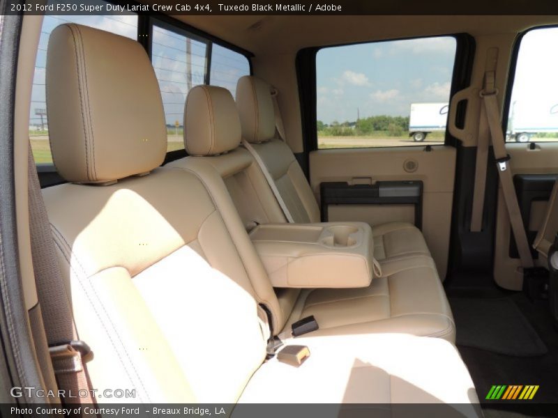 Tuxedo Black Metallic / Adobe 2012 Ford F250 Super Duty Lariat Crew Cab 4x4